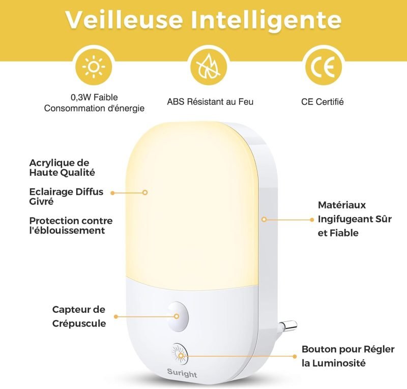 Lot de 2 Veilleuses LED – Image 7