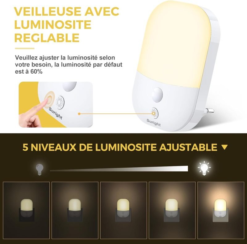 Lot de 2 Veilleuses LED – Image 6