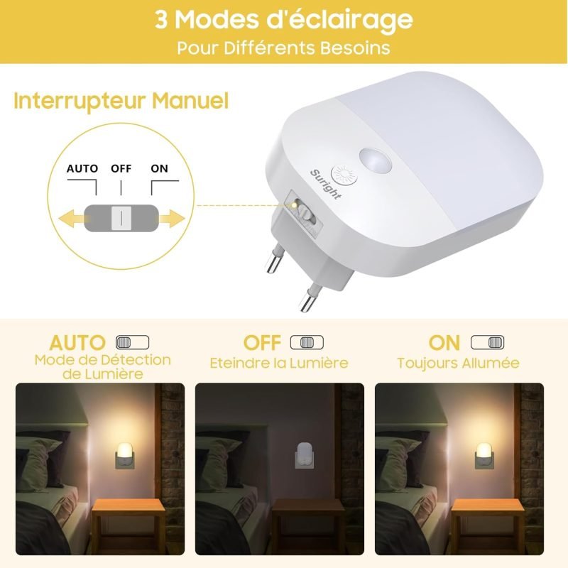 Lot de 2 Veilleuses LED – Image 5