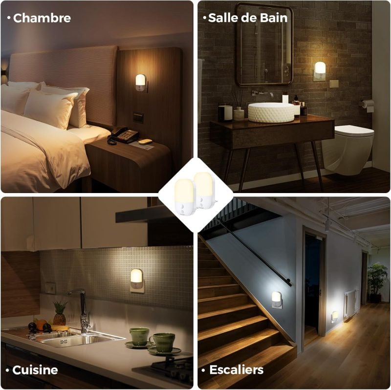 Lot de 2 Veilleuses LED – Image 3