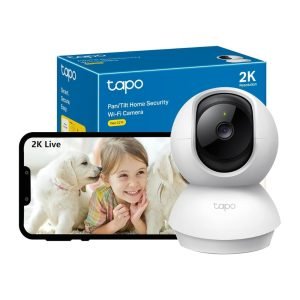 Tapo 2K(3MP) Caméra Surveillance WiFi intérieure 360°